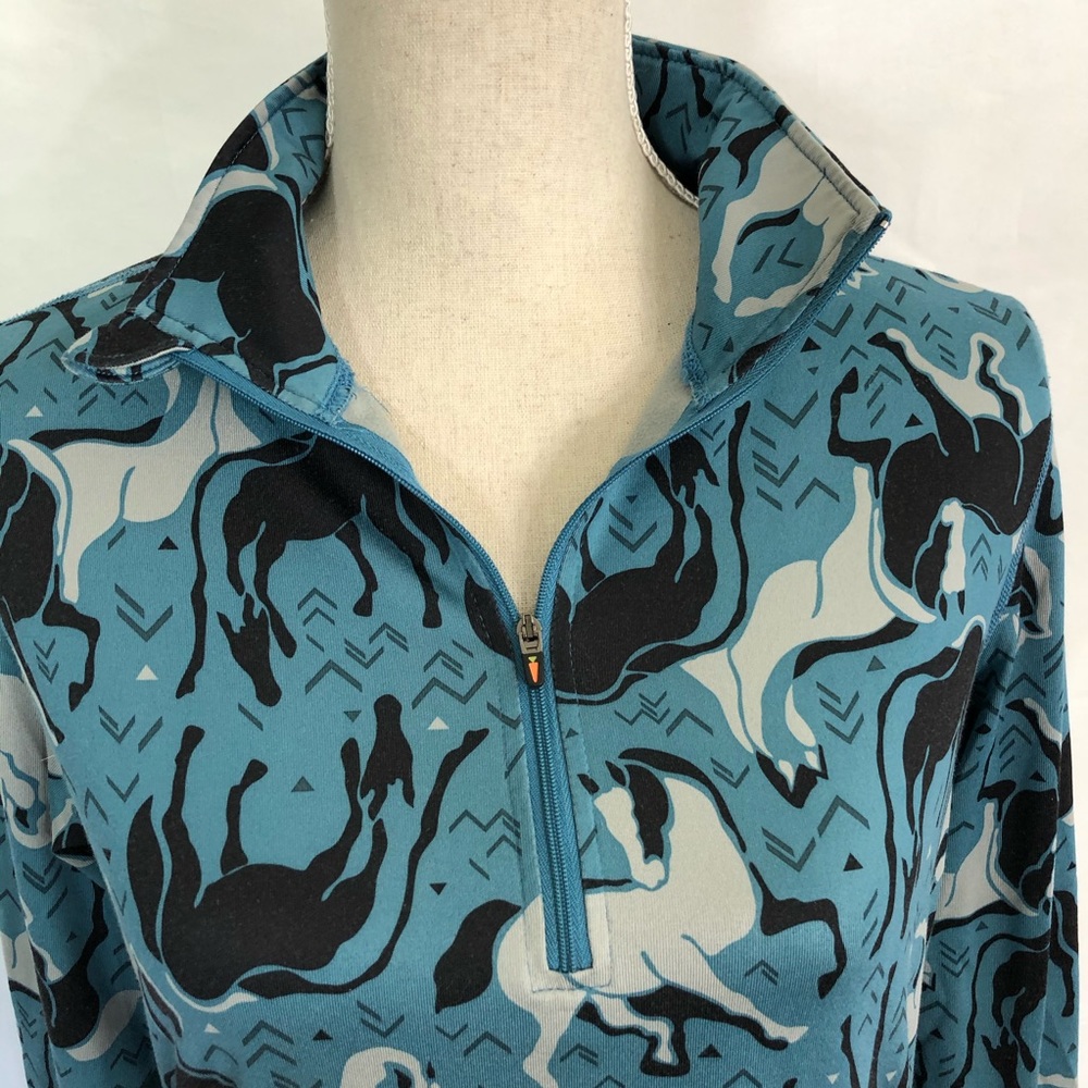 Kerrits Equestrian Horse Sense Zip Riding Shirt M - Picture 3 of 6